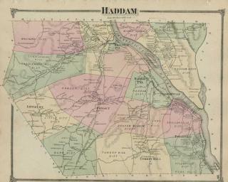 Haddam Map 1874