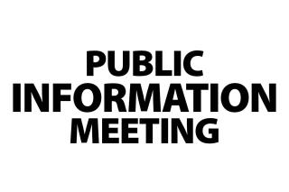 Public info meeting